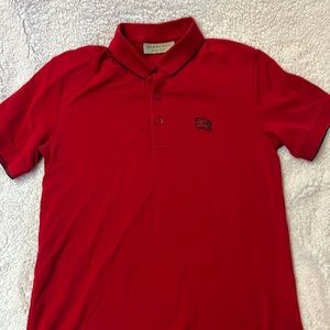 Boys Burberry polo shirt
